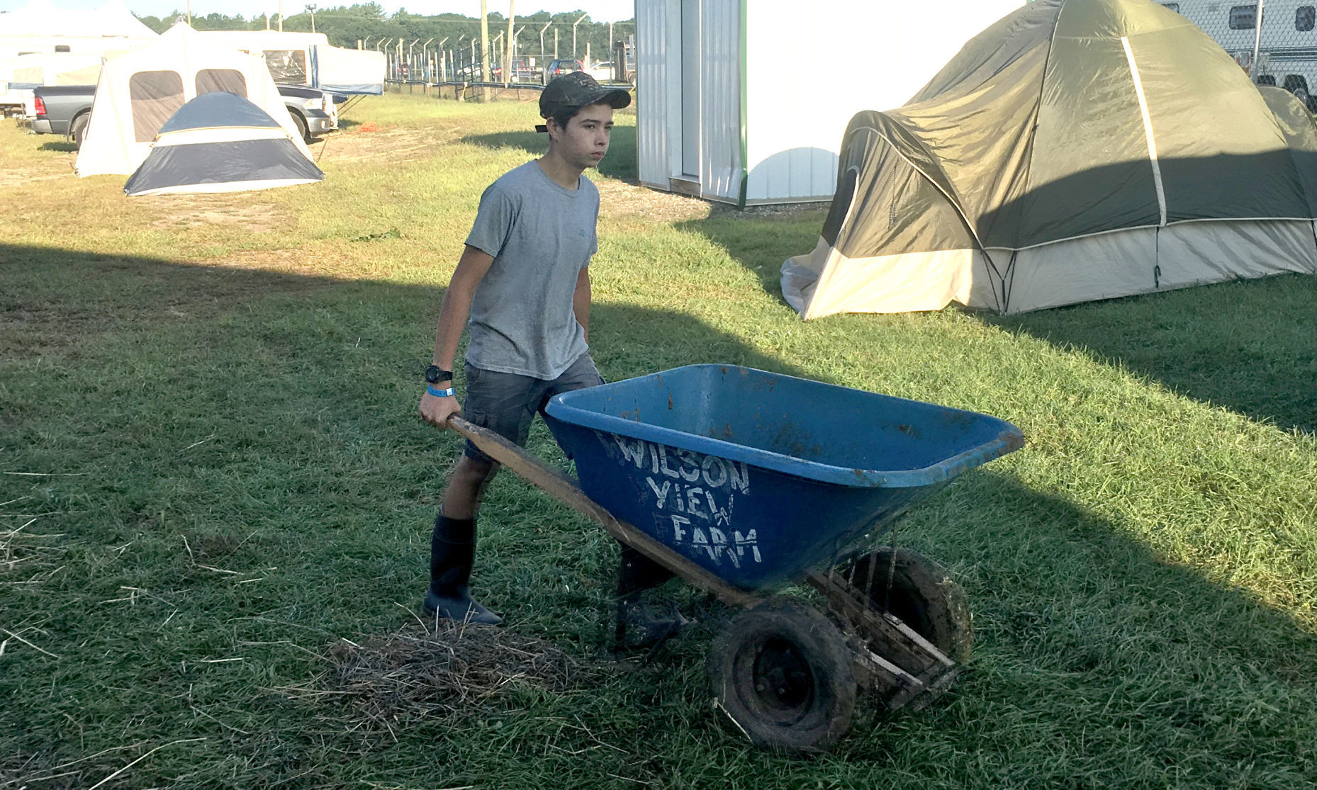 Early morning at the Washington County Fair